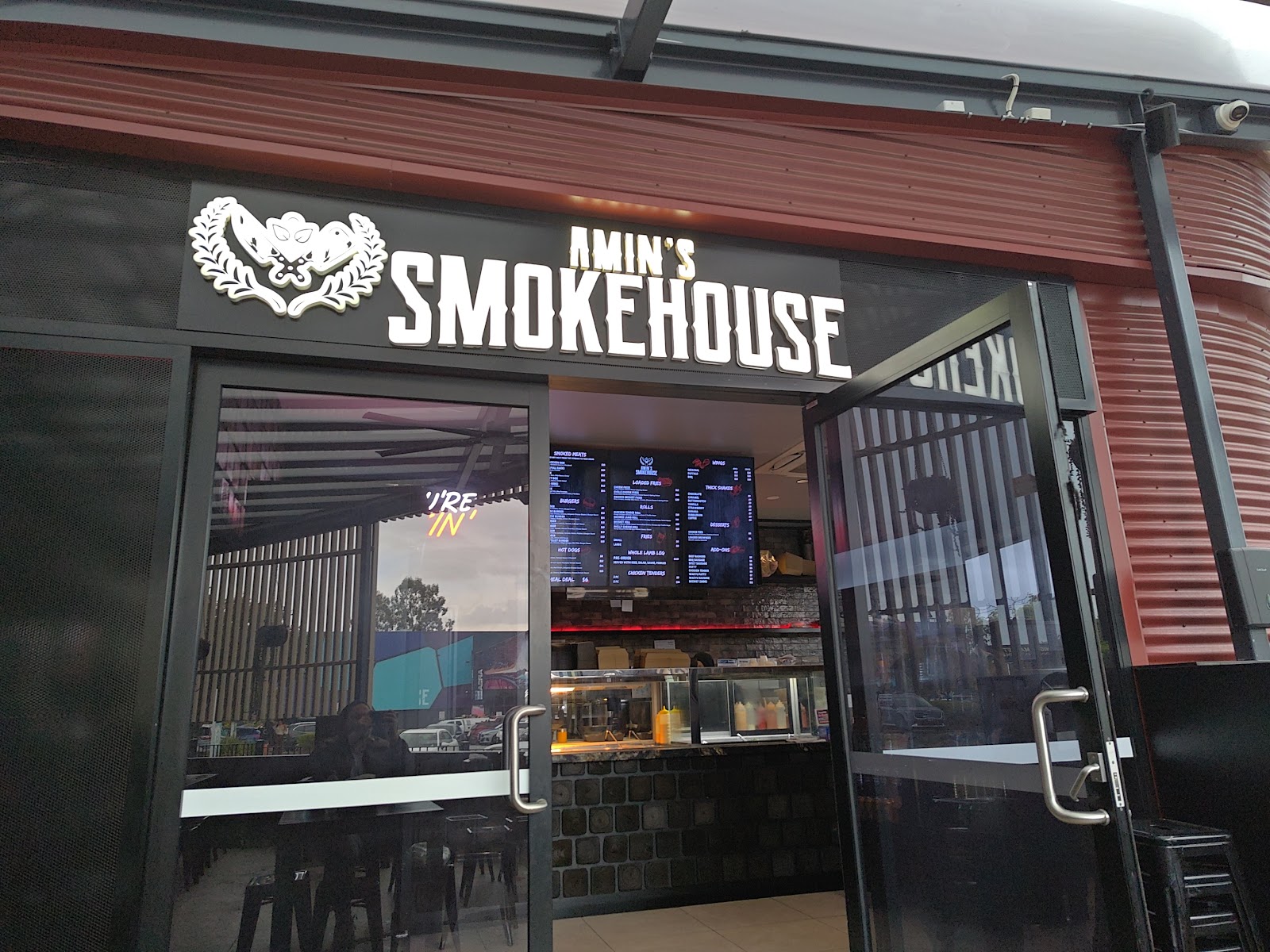Amin's Smokehouse storefront